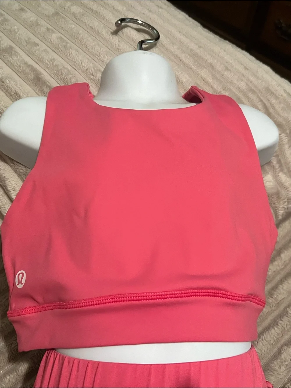 Kids Lululemon Athletica Coral Pink Athletic skort set
